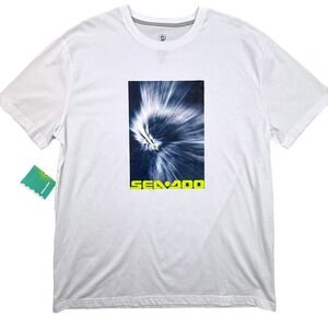 Sea-Doo T-Shirt Men XL White Ocean View Graphic Short Sleeve Crew Neck Jet Ski